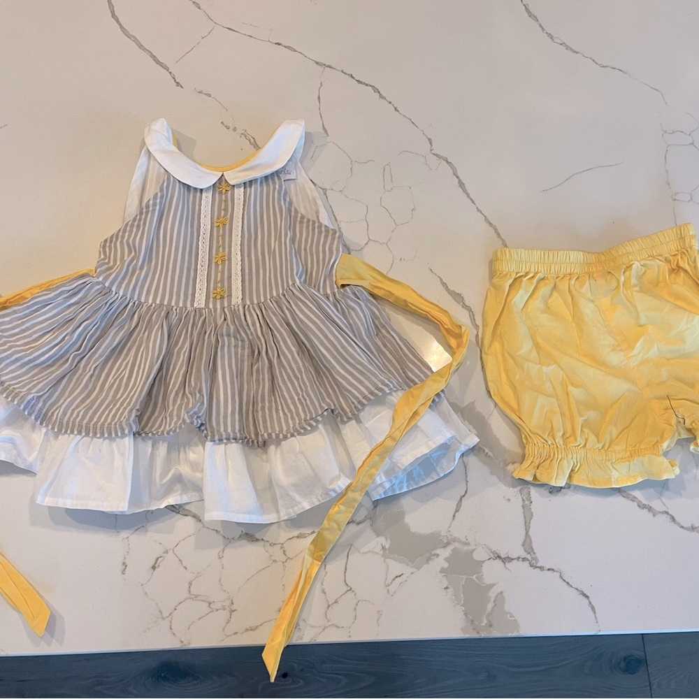 Well Dress Wolf Tunic and Bloomer Short Set Omi Jo 2T